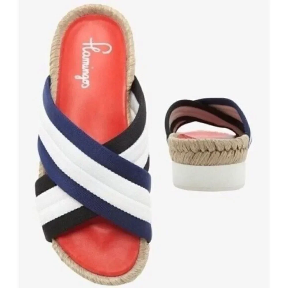 Flamingo platform Espadrille sandals EU37 BoxS
